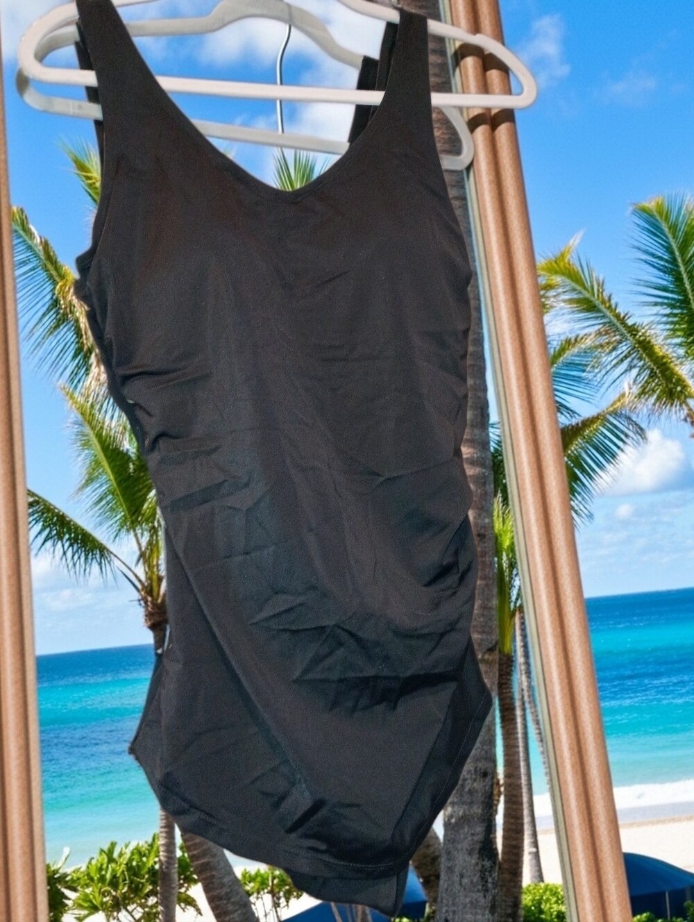 Kim Gravel Swimsuits For All Women's 1-Piece Swimsuit - Classic Black Scoop Neck